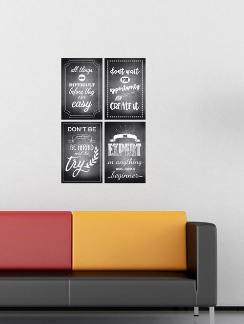 sehaz artworks quotes & motivation matte print posters for home (12x18, multicolour, set of 4) - sza-1036-poster-set - 16109776 - Very Small Image - 1