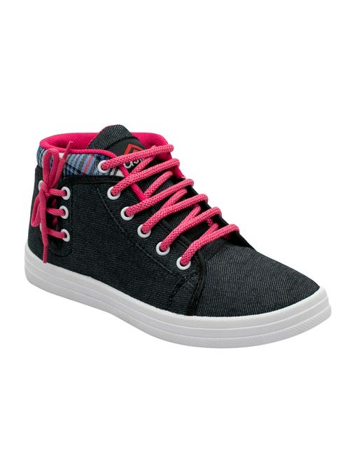 black lace-up sneakers - 16110513 - Very Small Image - 1