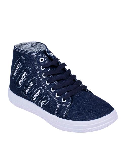blue lace-up sneakers - 16110514 - Very Small Image - 1