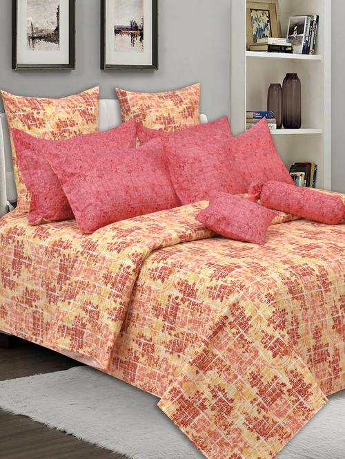 cotton king size double bedsheet with 2 pillow covers - 16115111 - Very Small Image - 1