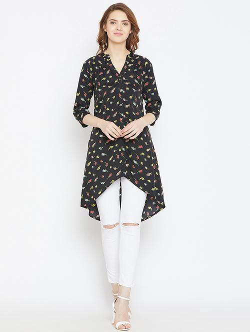 floral high low tunic - 16121170 - Very Small Image - 1