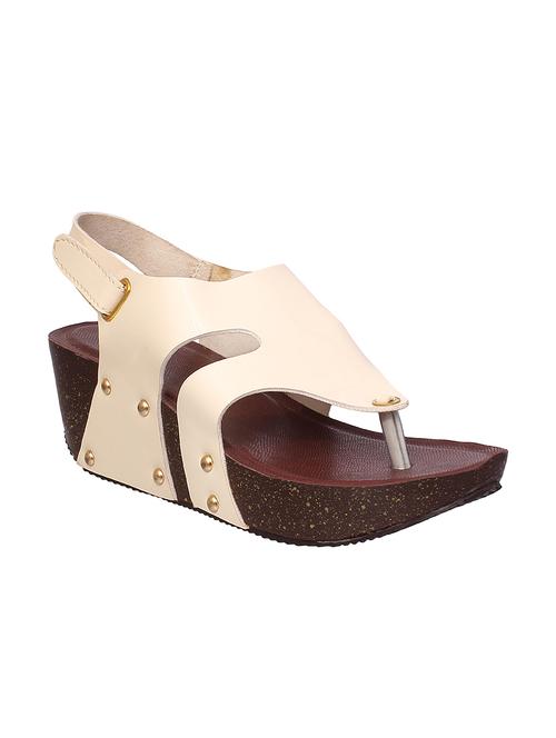 beige back strap wedges - 16129578 - Very Small Image - 1