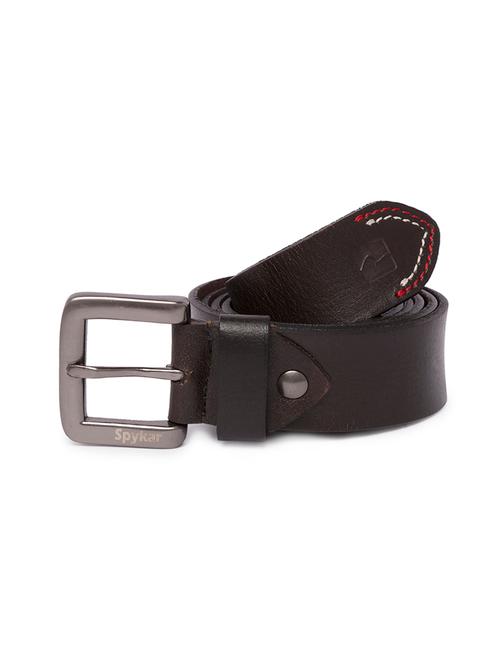 brown leather belt - 16130908 - Very Small Image - 1