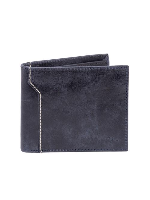 navy leather wallet - 16131017 - Very Small Image - 1