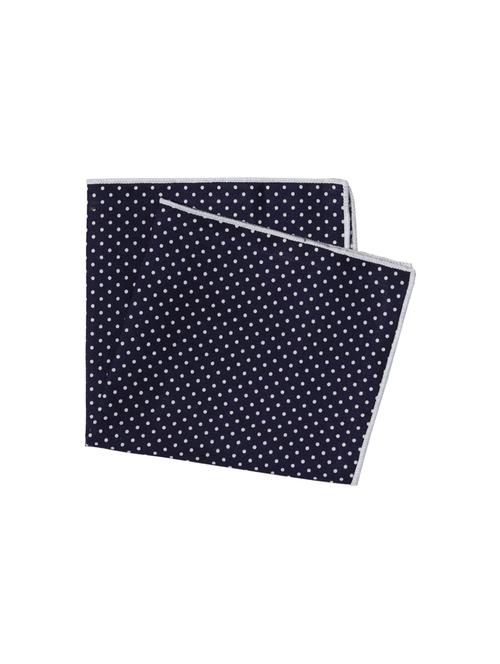 blue cotton pocketsquare - 16131084 - Very Small Image - 1