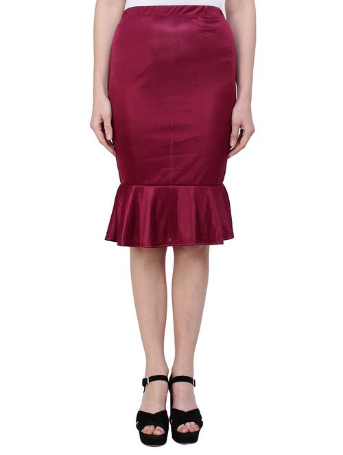 high rise mermaid skirt - 16131444 - Very Small Image - 1