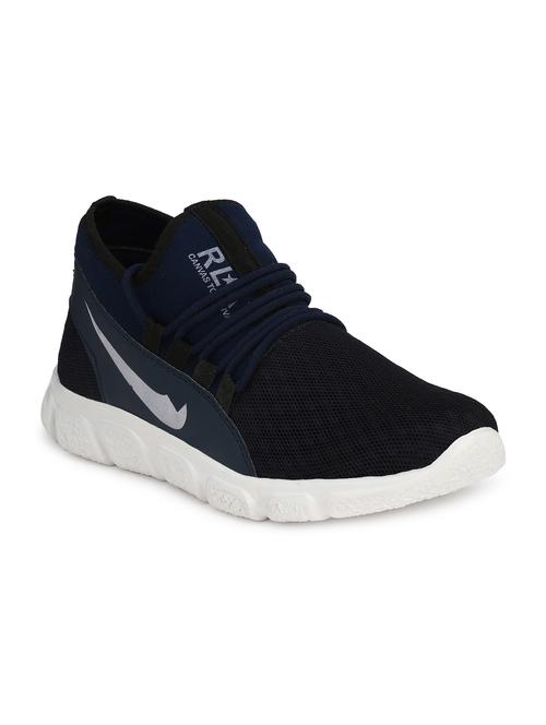 navy mesh sport shoes - 16132362 - Very Small Image - 1