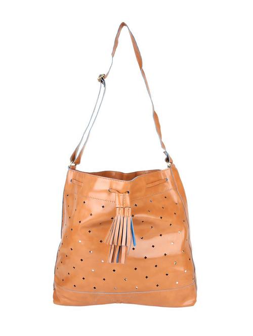 brown leatherette (pu) handbag - 16138262 - Very Small Image - 1