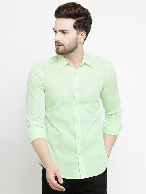 mens solid casual shirt - 16138949 - Very Small Image - 1