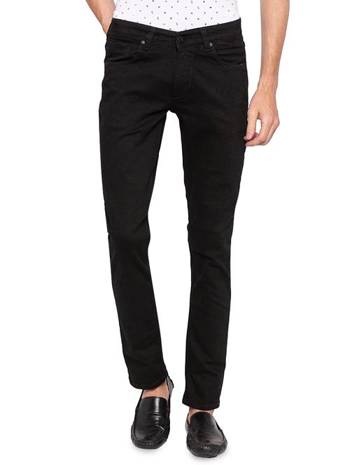 black plain denim jeans - 16140343 - Very Small Image - 1