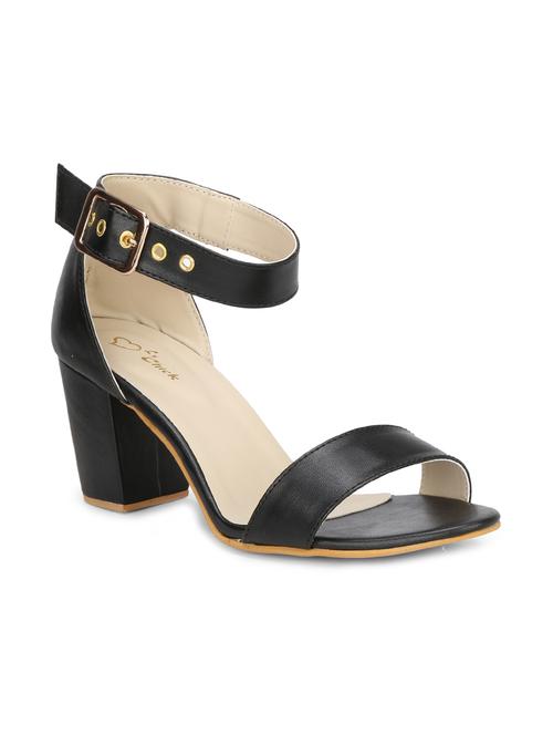 black ankle strap sandals - 16140551 - Very Small Image - 1