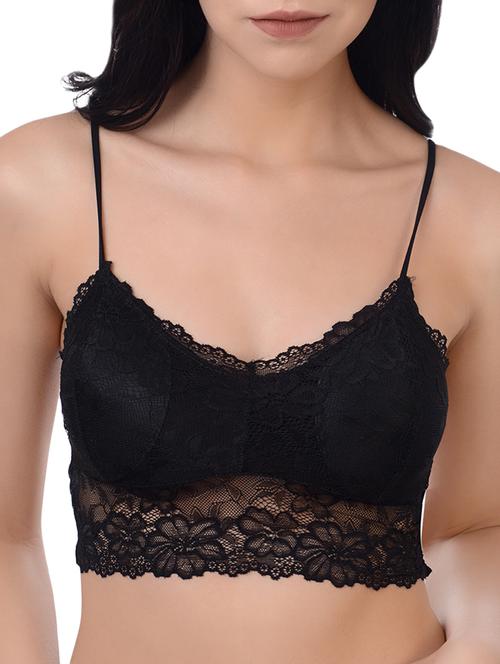criss cross back bralette - 16157459 - Very Small Image - 1