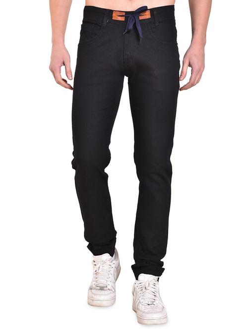 black denim joggers - 16158822 - Very Small Image - 1
