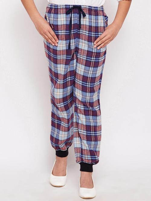 blue cotton jogger - 16167060 - Very Small Image - 1