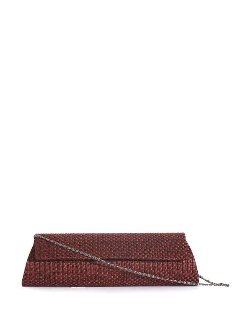 Red box jute clutch - 16168 - Very Small Image - 1
