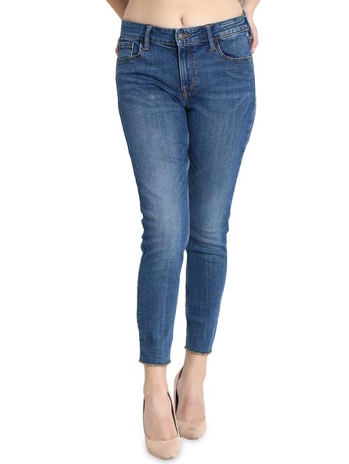 high rise stone washed jeans - 16168758 - Very Small Image - 1