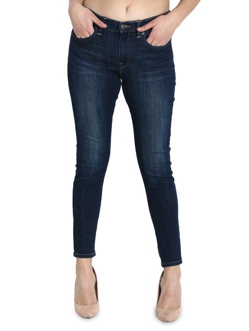 high rise stone washed jeans - 16168759 - Very Small Image - 1