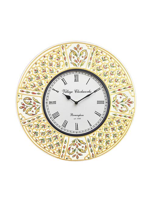 handcrafted wooden analog wall clock - 16169201 - Very Small Image - 1