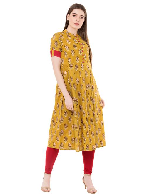 paisley anarkali kurta - 16173353 - Very Small Image - 1