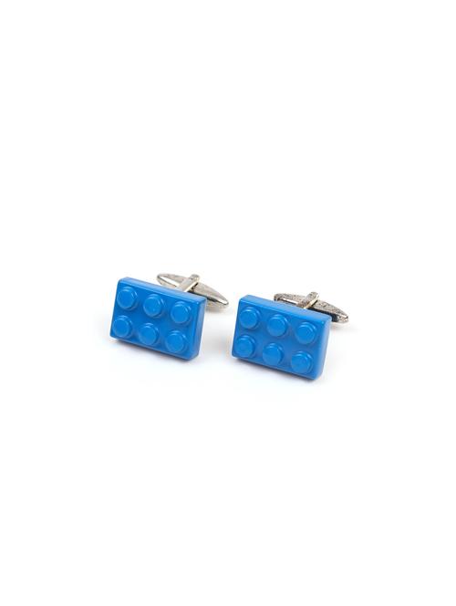 blue metal cufflink - 16173482 - Very Small Image - 1