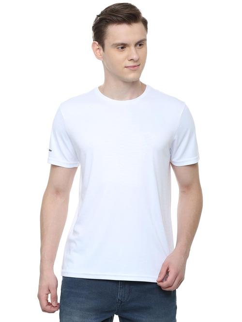 white polyester  t-shirt - 16179166 - Very Small Image - 1