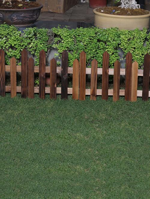 brown wooden railing for garden - 16179411 - Very Small Image - 1