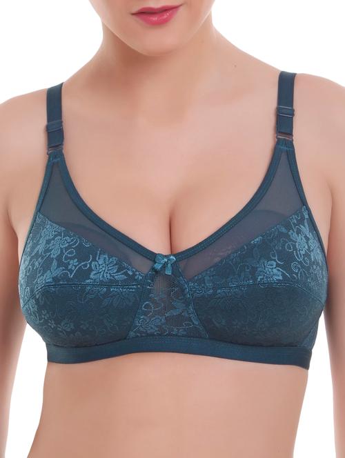 bow patch mesh panel bra - 16184441 - Very Small Image - 1