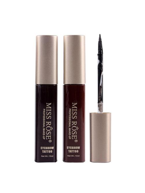 miss rose eyebrow tattoo combo(black & brown) - 16186147 - Very Small Image - 1