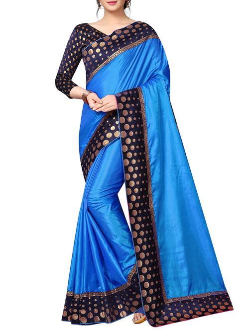 contrast printed saree - 16186723 - Very Small Image - 1