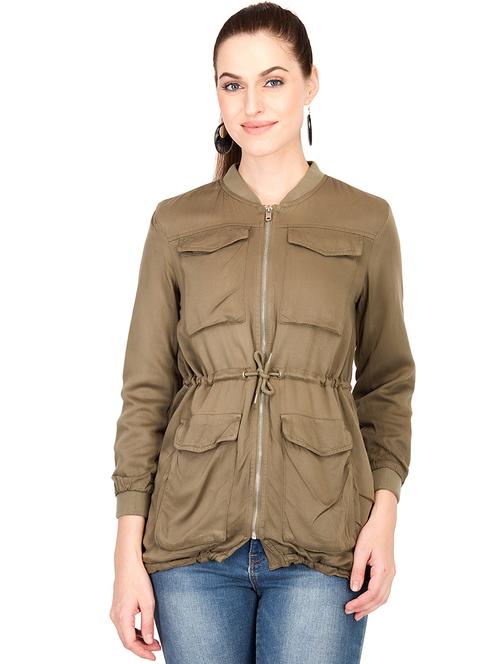 pocket patch drawstring jacket - 16187756 - Very Small Image - 1