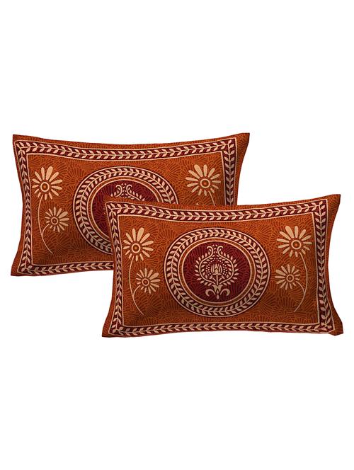 cotton printed pillow cover set(2 pieces)-27"x17" - 16188524 - Very Small Image - 1