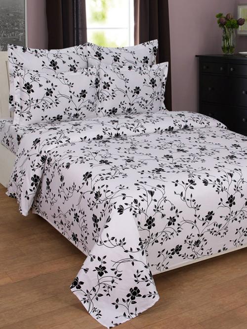 pure cotton double bedsheet with 2 pillow covers - 16189106 - Very Small Image - 1