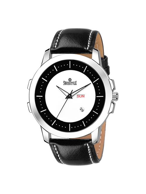 Round Dial Analog Watch-(ss-gr804) - 16189618 - Very Small Image - 1