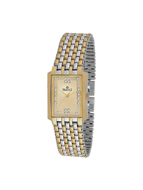 metal strap analog watch (ss-gsq5000-gld-ch) - 16189681 - Very Small Image - 1