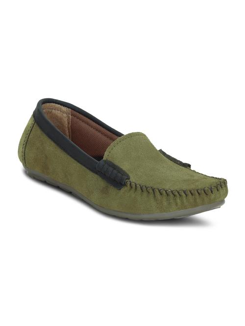 green slip on loafers - 16189927 - Very Small Image - 1