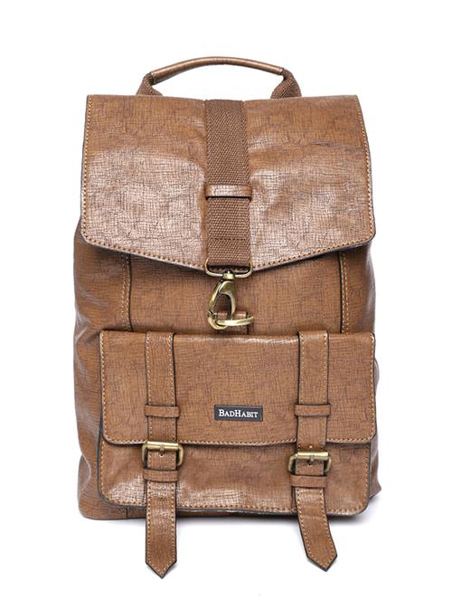brown canvas backpack - 16193266 - Very Small Image - 1