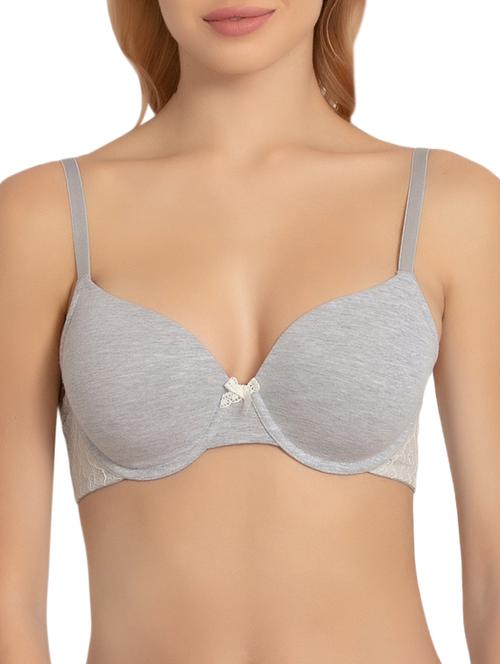 bow patch t-shirt bra - 16194048 - Very Small Image - 1