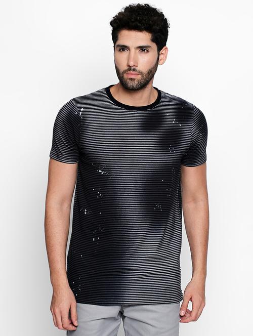 black striped t-shirt - 16195001 - Very Small Image - 1