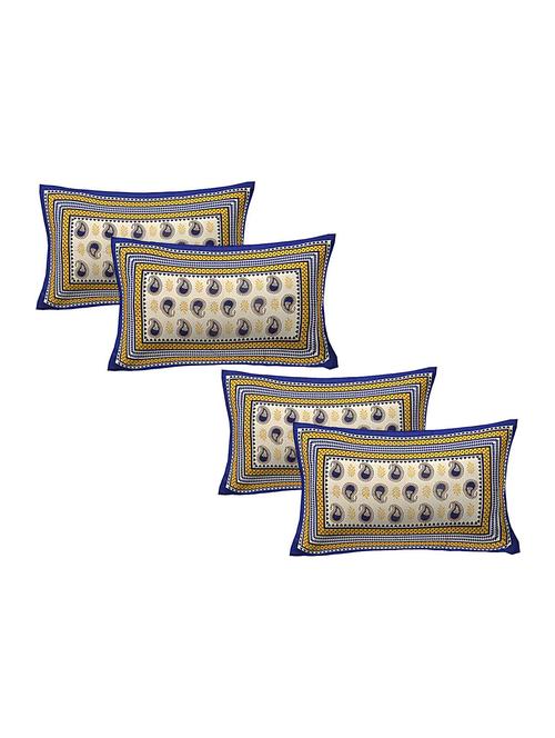 cotton multicolor pillow covers 2 sets (4 pieces)-17"x27" - 16197642 - Very Small Image - 1