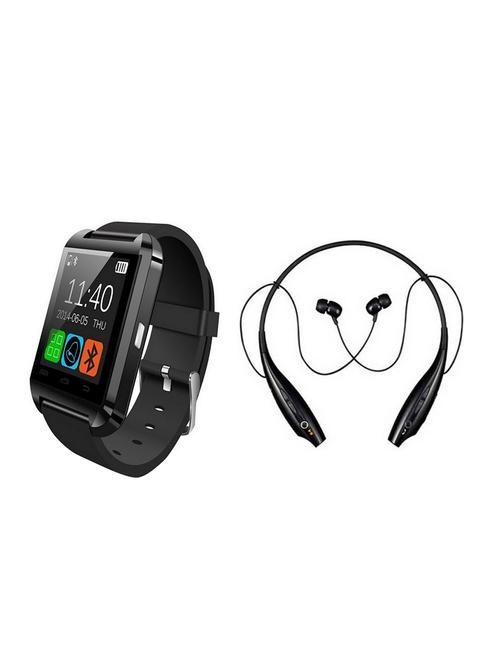 android and ios compatible bluetooth smart watch u10 and bluetooth earphones - 16198746 - Very Small Image - 1