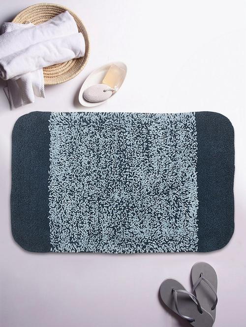 quilted micro fibre luxor memory foam bath mat with anti skid & hd rubber backing. - 16199525 - Very Small Image - 1
