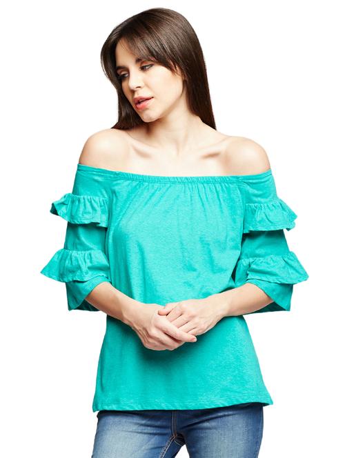 off shoulder a line top - 16202600 - Very Small Image - 1