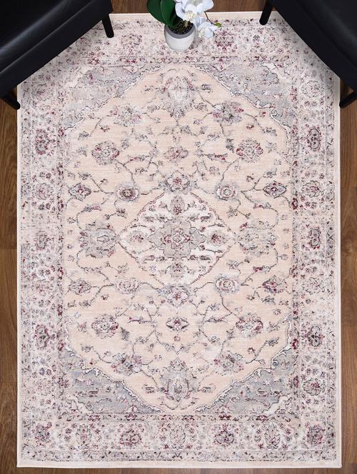 antique look soft tuch micro fiber anti-skid premium quality large size carpet (5 x 7 feet) - 16204884 - Very Small Image - 1