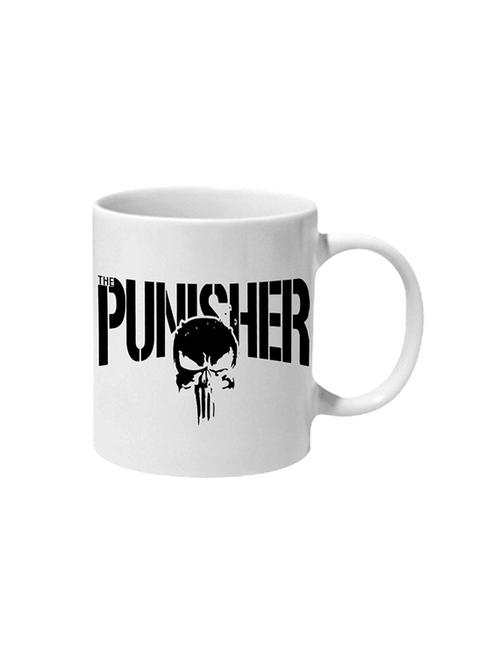the punisher logo black ceramic mug - 16206736 - Very Small Image - 1