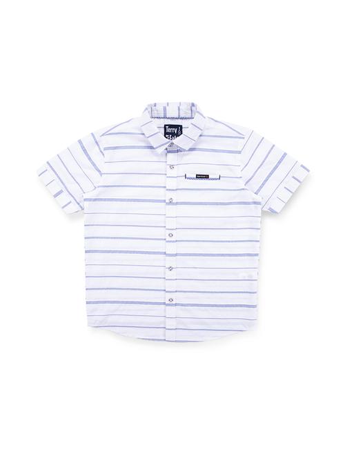 curve hem striped shirt - 16209493 - Very Small Image - 1