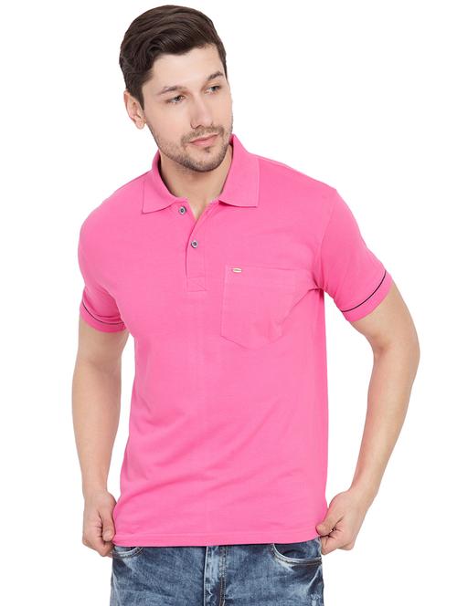 pink solid t-shirt - 16210144 - Very Small Image - 1