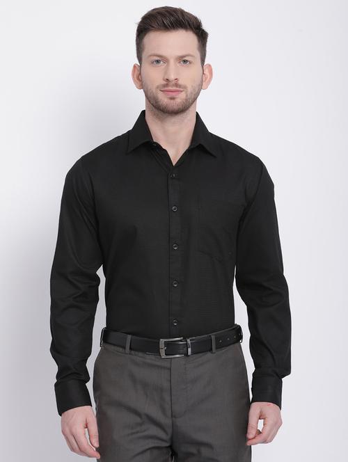 mens solids formal shirt - 16215054 - Very Small Image - 1