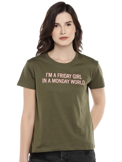 quirky text short sleeved tee - 16215310 - Very Small Image - 1