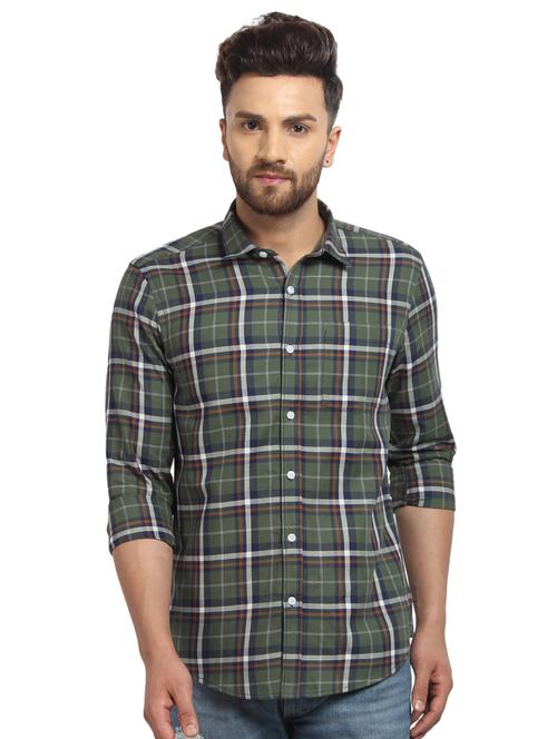 mens checks casual shirt - 16217456 - Very Small Image - 1