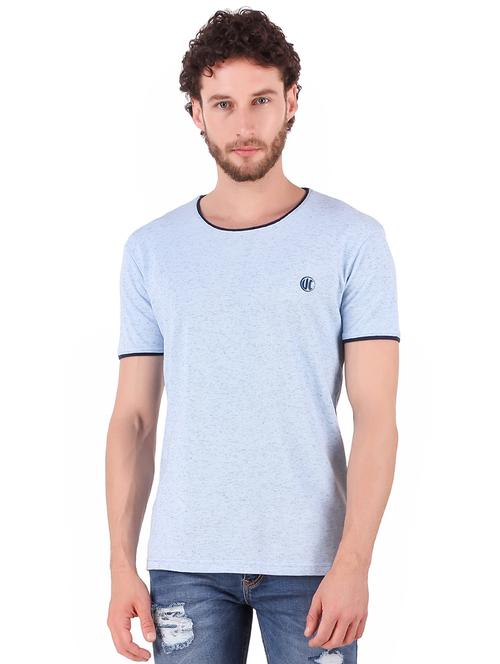 blue solid t-shirt - 16222011 - Very Small Image - 1